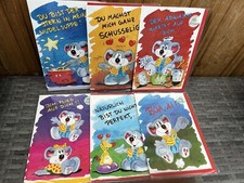 TABSIBÄR-Grußkarten mit coolen Sprüchen -  6er Set Neu aus Ladenauflösung