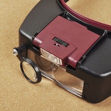 LED Stirnlupe Kopflupe Lupe