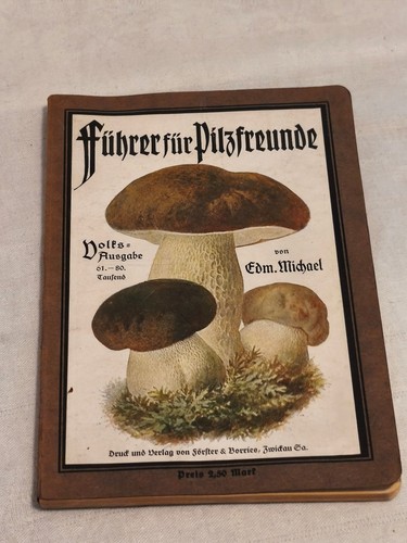 Altes pilzbuch führer - pilzbuch, „führer
