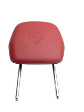 Kopfstütze Ri oder Le hinten Leder Carrera rot für Porsche Cayenne 92A Turbo S