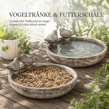 2x Vogeltränke Vogel Bad
