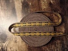 Brettchenborte braun-schwarz-gold, Mittelalter, Vikinger, LARP, Reenactment