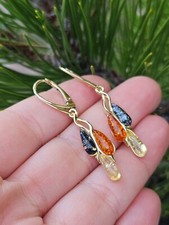 gelbgold ohrringe hebel