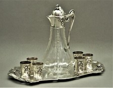 Jugendstil Likör Karaffe