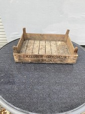 Vintage Kiste  - Tisch Deko Alt Holz Schale - Erzeuger-Großmarkt Koblenz