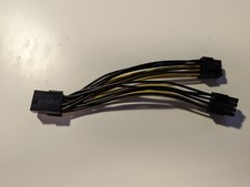 8 Pin PCI-E männlich auf 2x 6+2 Pin PCI-Express weiblich Stromadapter