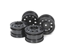 Tamiya 1:10 Felgen Race Truck (2+2) schwarz Nr 54741