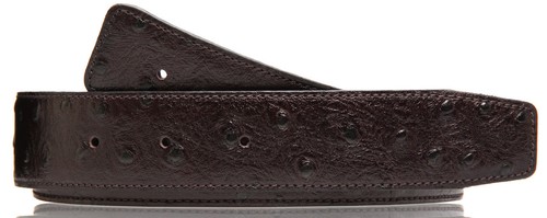 Straussenleder braun - straussenleder,