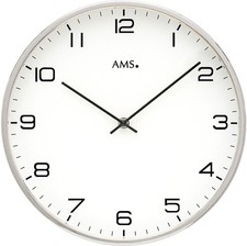 AMS W9658 Quarz Wanduhr Analog