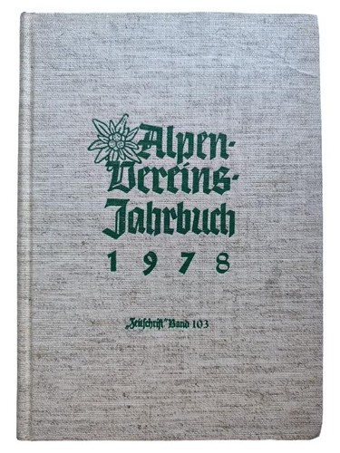 Alpenvereinsjahrbuch 1978 band - alpenvereinsjahrbuch,