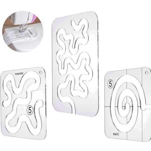 Quilt schablonen set acryl - set,