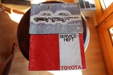Toyota Tercel Bordbuch Bedienungsanleitung  1984 deutsch RAR Kundendienstheft
