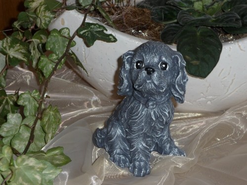 Steinfigur tierfigur hund - steinfigur,