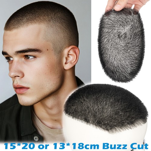 20cm skin herren toupee - pu,