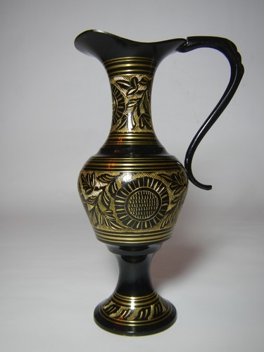 Messing karaffe vase indien - messing,