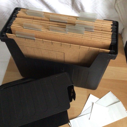 Hängemappen box schwarz - -,