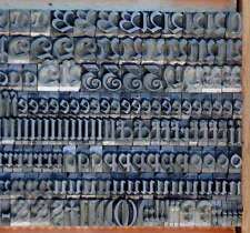 Fraktur Bleischrift 7,5 mm Bleisatz Buchdruck Handsatz Bleilettern altdeutsch