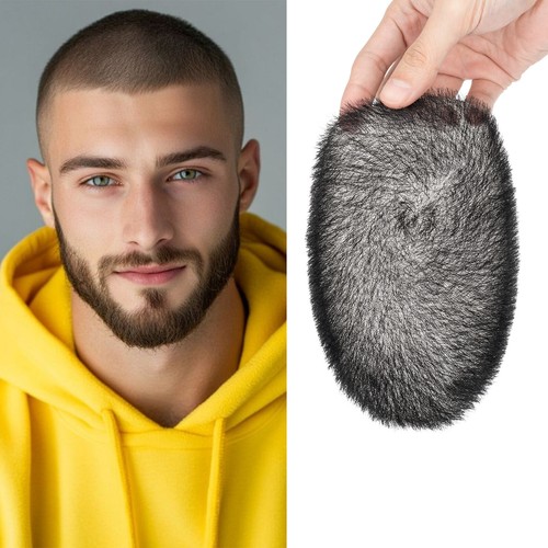 Herren 100 echthaar toupet pu - 100%,