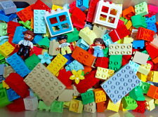 40 LEGO DUPLO STEINE BAUPLATTEN GRUNDSTEINE FENSTER FIGUR  STARTER SET NEU