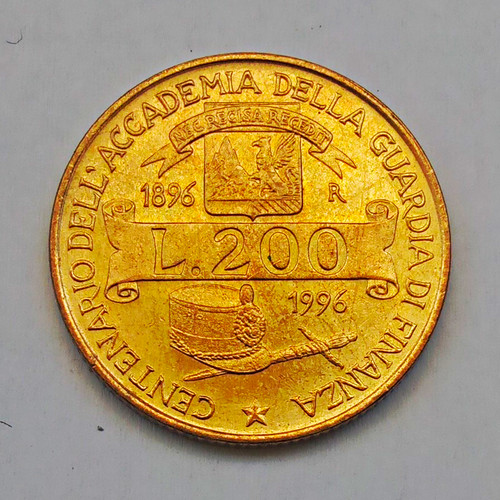Italien 200 lire - 1996, (l.200)
