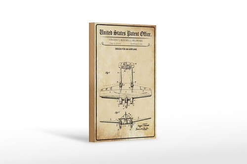 Holzschild patent 12x18 - patent,