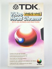 TDK VHS / S-VHS Head Cleaner