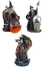 1 Deko Figur Zauberer Drachen