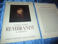 REMBRANDT , 10 Farbtafeln in