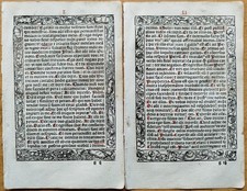 Decoratives Doppelblatt