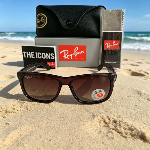 4165 ray ban gradient brown - rb, ray-ban