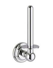KEUCO Toilettenpapier-Ersatzrollenhalter Metall, Reservepapierhalter chrom Astor