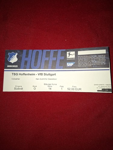 Karten für stuttgart spiel - karten, stuttgart-spiel