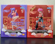 Ranma 1/2 Luminasta Ranma & Shampoo Figur 2er Set Japan Anime Neu SEGA