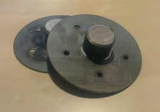 2x Reparaturblech Federteller VW Bus T4 hinten Querlenker MASSIV Federaufnahme 