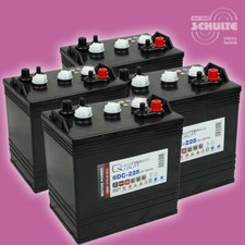 4 Stck Akkus 6V 225Ah
