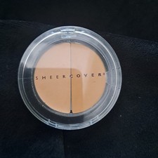 Sheer Cover Duo Concealer Light Medium 0,10 Oz. volle Größe NEU fabrikversiegelt 