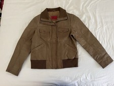 Vivien Caron Lederjacke Damen Größe 40 Braun ungetragen