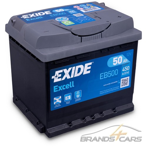 Exide autobatterie 12v 50ah - autobatterie,
