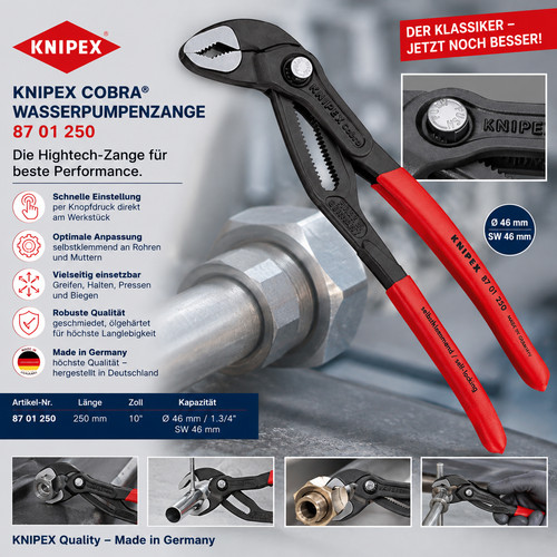 Knipex cobra 250 - 87,
