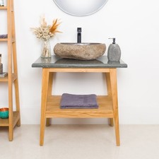 Teakholz Waschtisch 80 cm mit