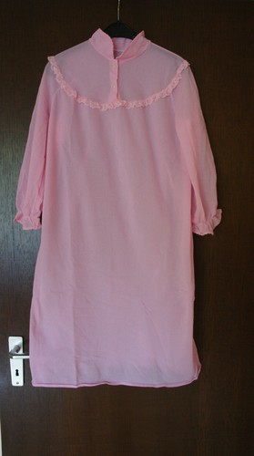 Damen nachthemd dederon velour - nachthemd,