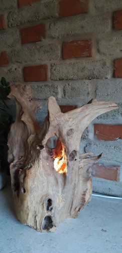 Teak wurzelholz beleuchtung - teak,