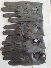 2 Paar Driver Auto Fahrer Handschuhe Größe 10 Herren Leder Luxus D3