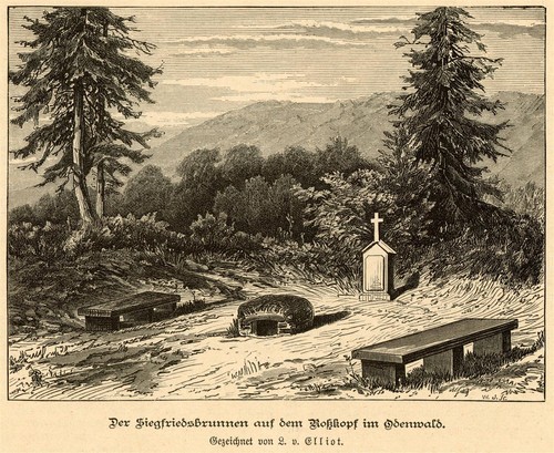 Hessen siegfriedbrunnen - hessen,