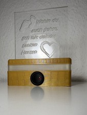 Leuchtendes Bild mit Schönem Spruch, Leuchtbild