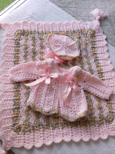 Handgehäkelte baby 3m - baby, 0-3m