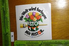 Alter Aufkleber Maler Anstreicher Lacke Farben HISTOR