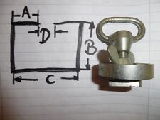 1x Kabinenhalterung Zurröse Verzurrhaken Zurrhaken 5tlg. ex Bundeswehr (Zu5)