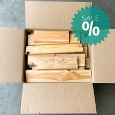 Restabschnitte aus Massivholz ca. 14 kg - 22 kg. Sibirische Lärche. Bastelholz