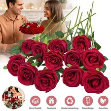 12 Köpfe Künstliche Rosen